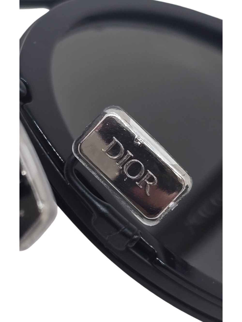 Dior Black Round Sunglasses NEW AUTHENTIC - Picture 2 of 6